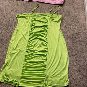 Highlighter Green Dress